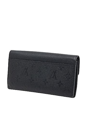 Louis Vuitton Louis Vuitton Monogram Empreinte Portefeuille Sarah Rogue Wallet Long M61182 Black Noir Leather Women's LOUIS VUITTON (view 2)