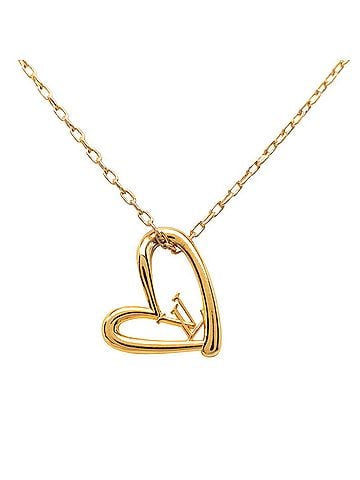 Louis Vuitton Louis Vuitton Collier Heart Falling in Love Necklace M00465 Gold Plated Women's LOUIS VUITTON (view 1)