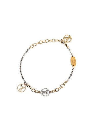 Louis Vuitton Louis Vuitton Bracelet Logomania M68077 Gold Silver Plated Metal Women's LOUIS VUITTON (view 1)