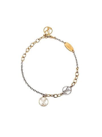 Louis Vuitton Louis Vuitton Bracelet Logomania M68077 Gold Silver Plated Metal Women's LOUIS VUITTON (view 2)