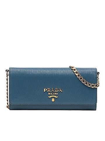 Prada Saffiano Wallet On Chain (view 1)