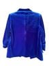 Skies Are Blue 90% Polyester 10% Spandex 100% Polyester Solid Blue Blazer Size M - photo 2