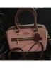 Coach Color Block Pink Multi Color Leather Satchel One size - photo 3