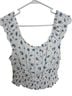 Cotton Candy LA 100% Rayon Floral Blue Sleeveless Top Size L - photo 2