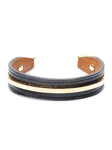 Hermes Leather Goods Binome Cuff Bracelet S (view 2)