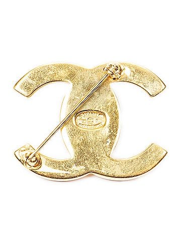Chanel CC Turn Lock Brooch (view 2)
