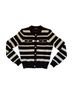 Minnie Rose Stripes Black White Cardigan Size S - photo 1