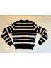 Minnie Rose Stripes Black White Cardigan Size S - photo 4