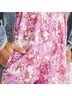 Free People 100% Polyester Floral Purple Pink Jacket Size M - photo 5