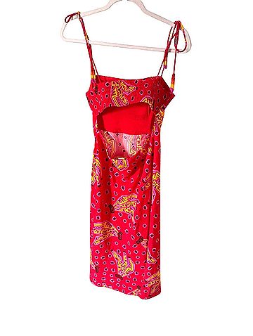 House of Harlow 1960 Retro Tiki Banana Print Dress Casual Dress (view 2)