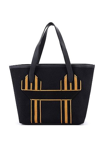 Hermès Pursangle Tote Canvas with Leather (view 1)