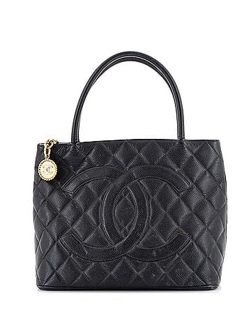 Chanel Medallion Tote Quilted Caviar (view 1)