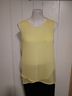 Vince Camuto 100% Polyester Yellow Sleeveless Top Size M - photo 4