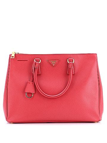 Prada Double Zip Lux Tote Saffiano Leather Large (view 1)