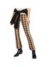 Free People Plaid Multi Color Casual Pants Size 6 - photo 1