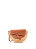 Loewe Brown Tan Gate Leather Shoulder Leather with Raffia Mini One size - photo 1