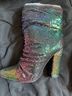 Hot Topic Multi Color Ankle Boots Size 6 - photo 5
