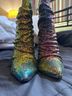 Hot Topic Multi Color Ankle Boots Size 6 - photo 6