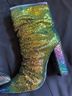 Hot Topic Multi Color Ankle Boots Size 6 1/2 - photo 4