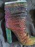 Hot Topic Multi Color Ankle Boots Size 7 1/2 - photo 3