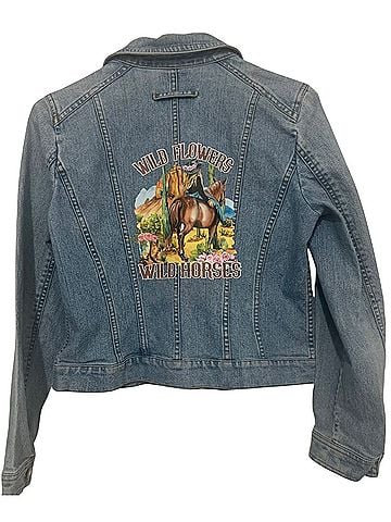 INC International Concepts Denim Jacket (view 2)