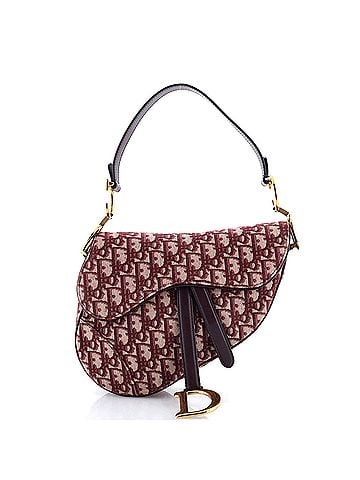 Christian Dior Saddle Handbag Oblique Canvas Medium (view 1)