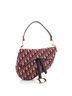 Christian Dior 100% Canvas Plain Red Saddle Handbag Oblique Canvas Medium One size - photo 3