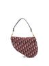 Christian Dior 100% Canvas Plain Red Saddle Handbag Oblique Canvas Medium One size - photo 4