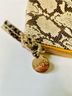 Clare V. 100% Leather Snake Print Tan Red Black Clutch One size - photo 4