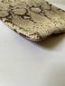 Clare V. 100% Leather Snake Print Tan Red Black Clutch One size - photo 10
