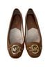 Michael Kors Brown Gold Flats Size 7 - photo 1