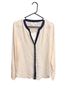Madison Marcus 100% Silk Ivory Long Sleeve Blouse Size S - photo 1