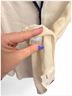 Madison Marcus 100% Silk Ivory Long Sleeve Blouse Size S - photo 4