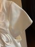 Studio I 95% Polyester 5% Spandex 100% Polyester Solid White Cocktail Dress Size 16 - photo 8