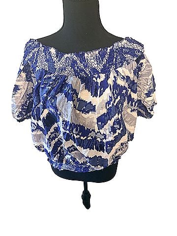 Ashley Stewart Short Sleeve Blouse (view 2)