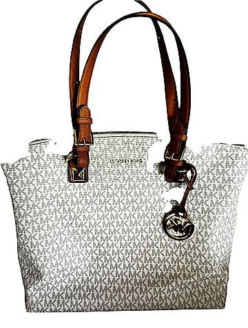 Michael Kors Karla Leather Tote (view 2)