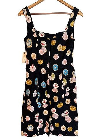 Anthropologie Maeve Fitted SquareNeck Mini Dress Casual Dress (view 1)