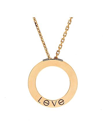 Cartier Love Pendant Necklace 18K Yellow Gold (view 1)