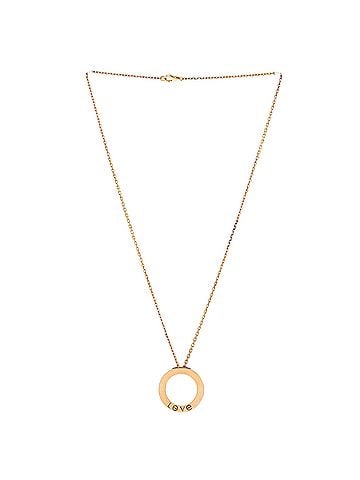 Cartier Love Pendant Necklace 18K Yellow Gold (view 2)