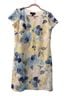Perceptions 95% Polyester 5% Spandex 100% Linen Floral Multi Color Casual Dress Size M (petite) - photo 1