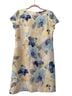 Perceptions 95% Polyester 5% Spandex 100% Linen Floral Multi Color Casual Dress Size M (petite) - photo 2
