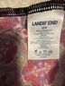 Lands' End Floral Multi Color Burgundy Pink Swimsuit Top Size 22 - photo 3
