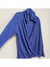 Lafayette 148 New York 100% Linen Blue Pullover Sweater Size L - photo 4