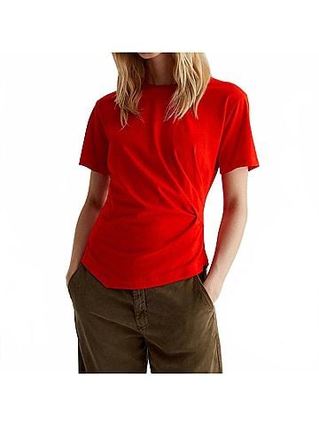AG Jeans Rini Short Sleeve Top in Persimmon (view 2)