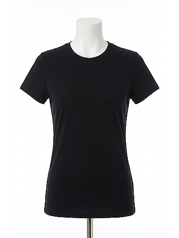 AG Jeans Ena Crew Shirt in True Black (view 1)