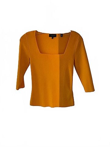 Ted Baker London Women's Golden Tailored Top in Yellow (view 1)