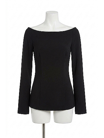 Favorite Daughter Cold Shoulder Top in Black (view 1)