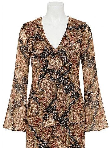 Veronica Beard Kyrie Top in Navy Multi (view 1)