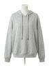Hyfve Solid Gray Scuba Pullover Top in Grey Size L - photo 1