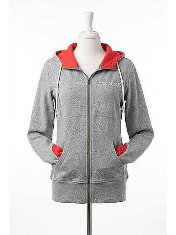 Ampersand Ave Fullzip Sweatshirt in Hugs And Kisses (view 1)